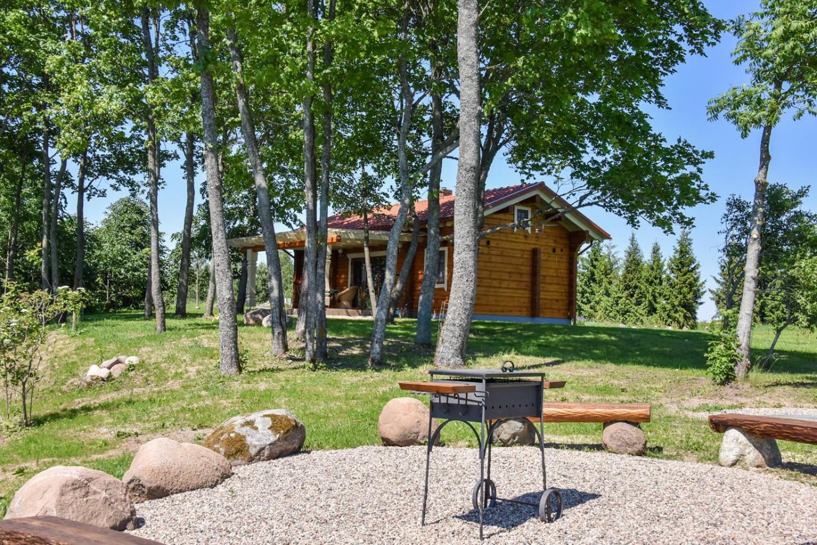 Meku Vila Degučiai Exteriér fotografie